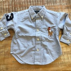 Ralph Lauren 12 month Chambray Button Down